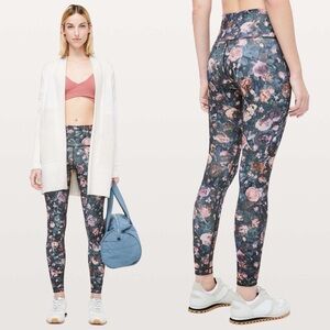 Lululemon Wunder Under Tight Luxtreme 28" Frosted Rose Multi Sz 4
